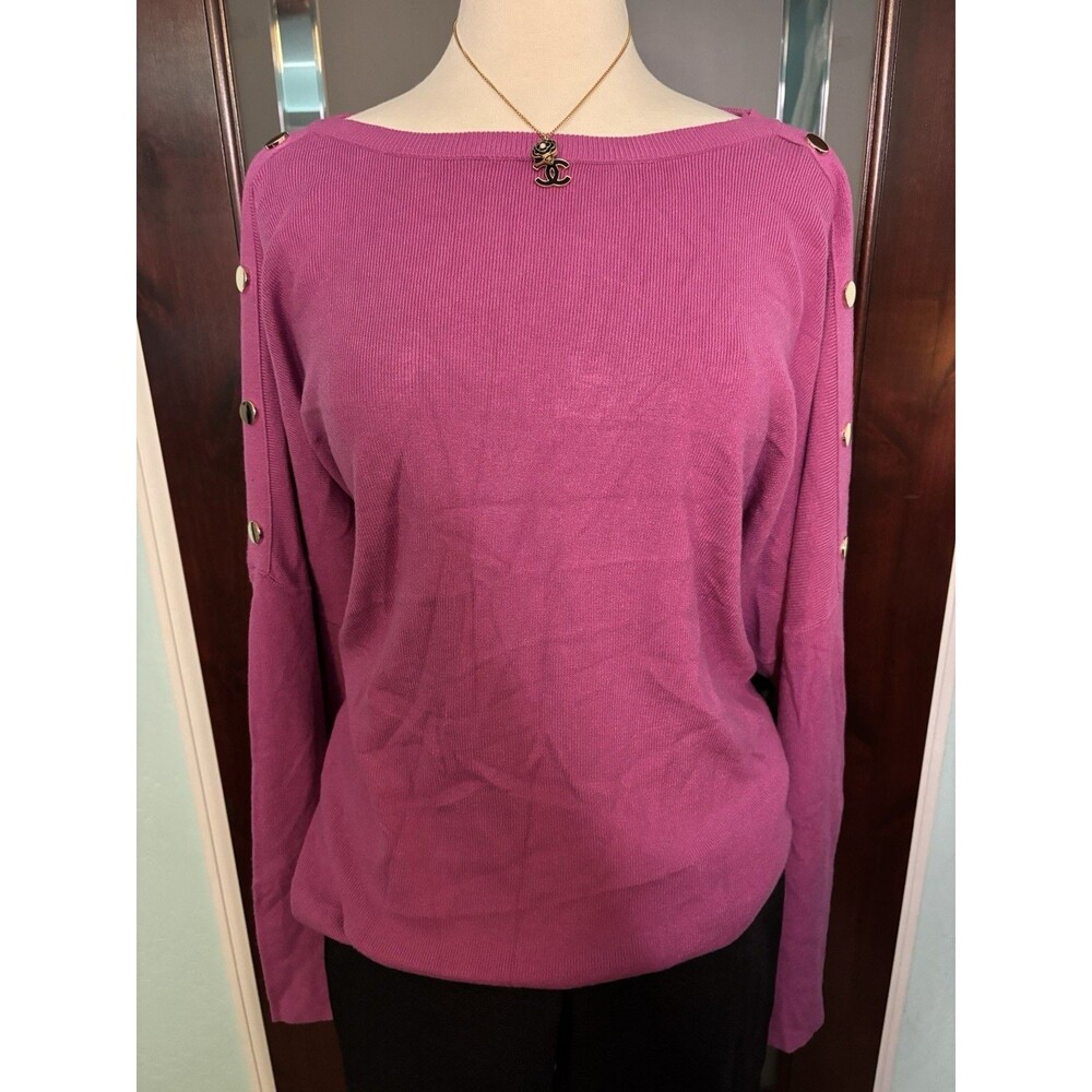 Via Milano New NWT Women’s Pink Sweater Size 2X #19